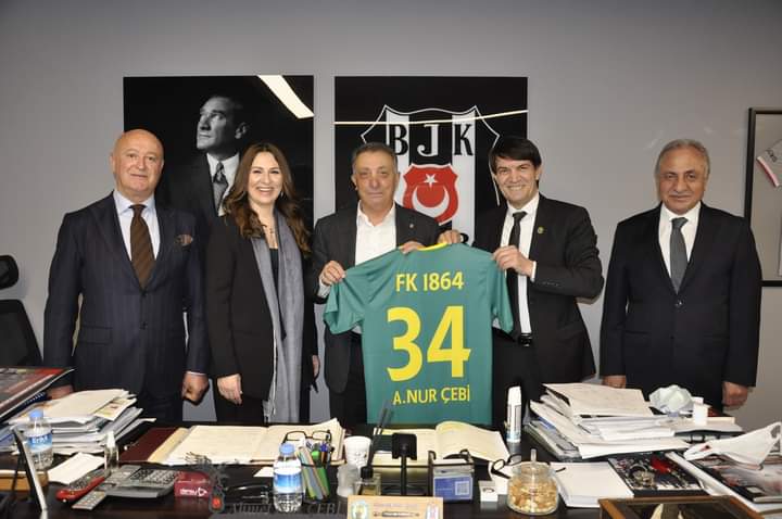 FK 1864 Spor Kulübü Beşiktaş’ı ziyaret etti.